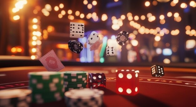 Betting interface showing dice outcome and payout calculation